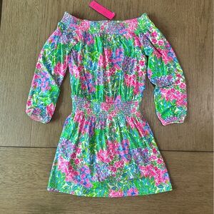 Lilly Pulitzer Cyla Off the Shoulder Romper Skort Dress Size Small NWT!